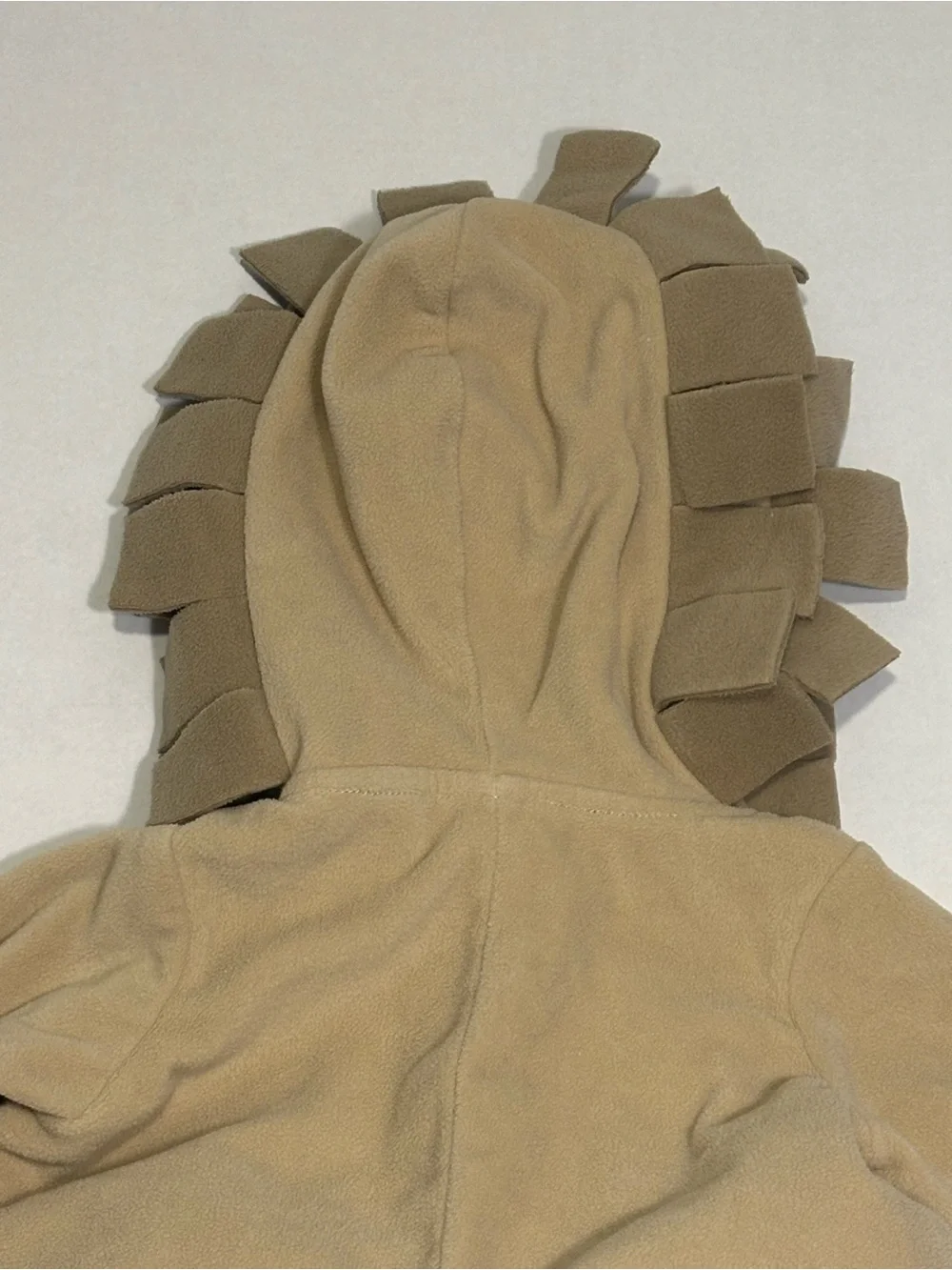Carter's Beige Fleece Hooded Full Zip Jacket/Costume Lion Theme 6-9 Months - Picture 8 of 8